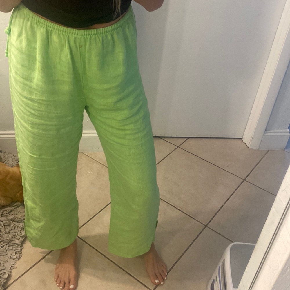 Cute and comfy 100% linen pants